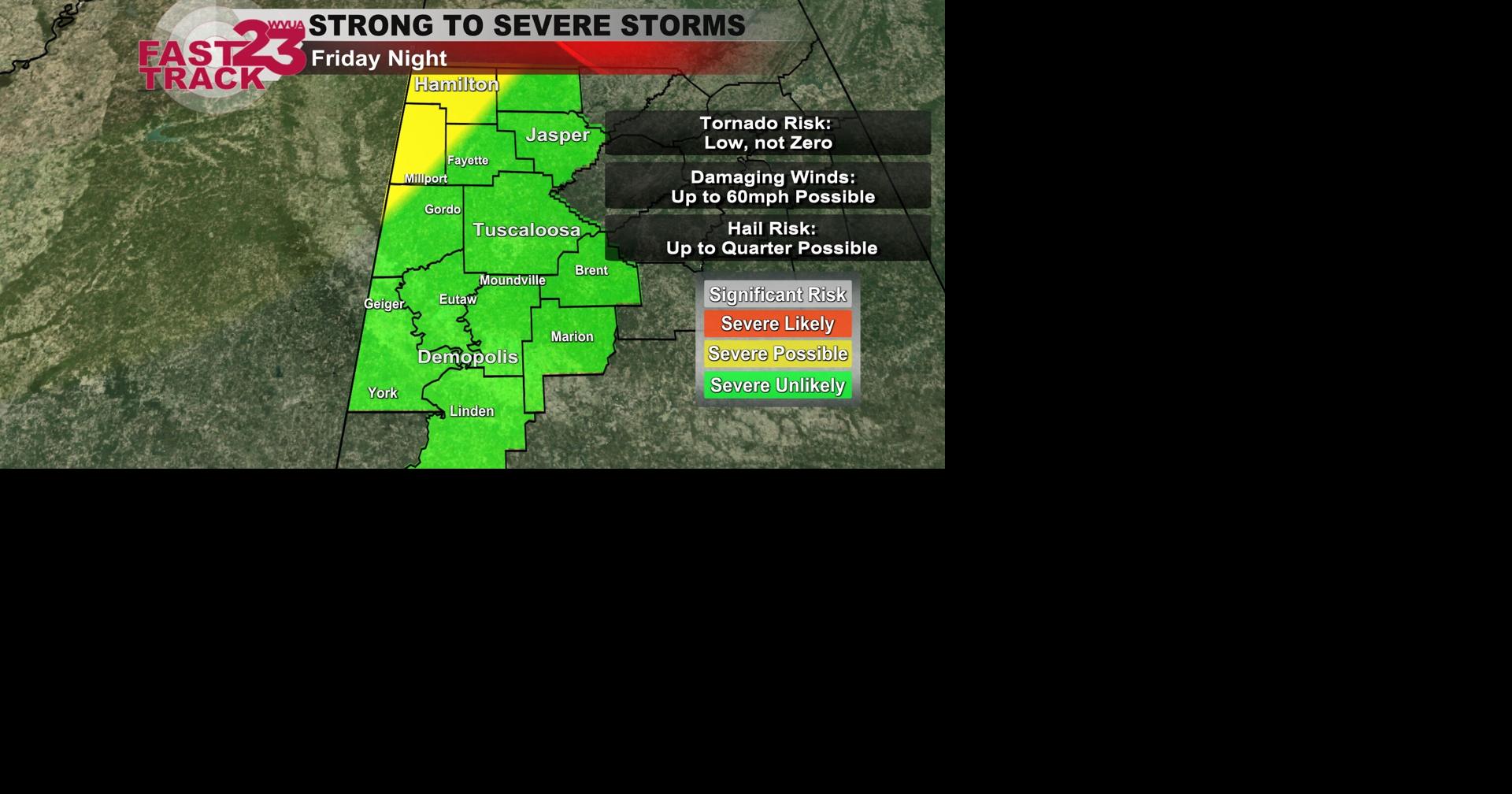 Stormy Weather on Friday and Friday Night... Tuesday PM Update