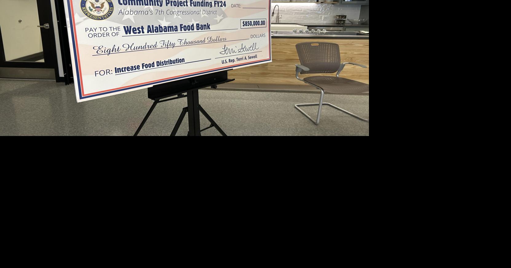 West Alabama Food Bank gets $850K in federal funds for fight against ...