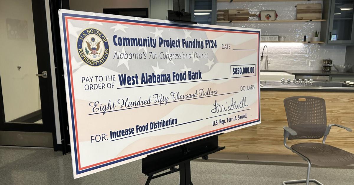 West Alabama Food Bank gets $850K in federal funds for fight against ...