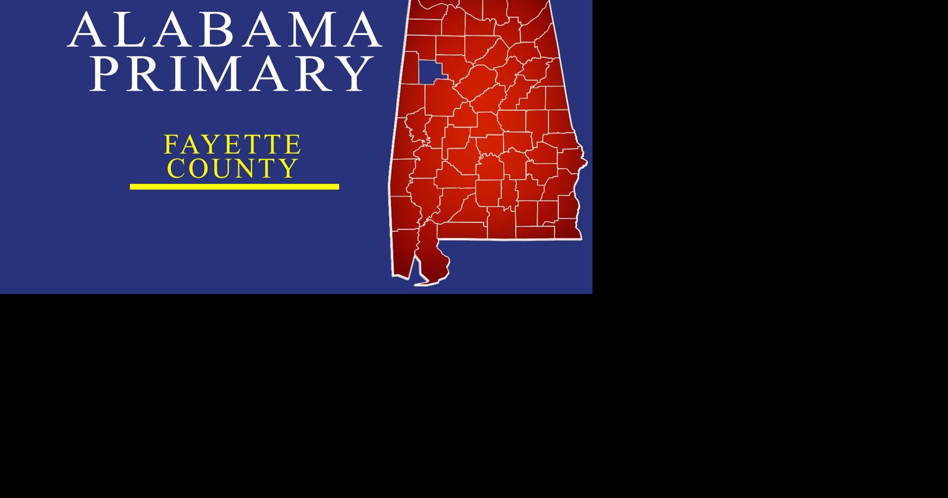 May 19 Alabama Primary: Fayette County guide