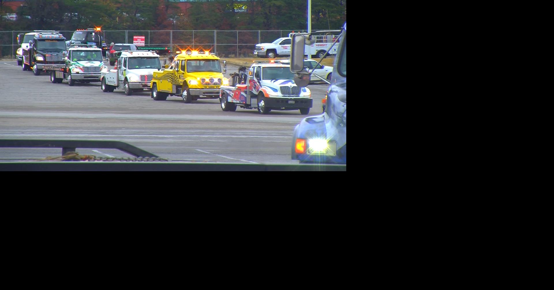 TOW TRUCK, EMERGENCY VEHICLE DRIVERS HOST RALLY FOR MOVE OVER LAW ...