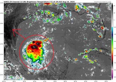 Tropical Low Trying to Develop in the Gulf... Thursday Afternoon Update ...