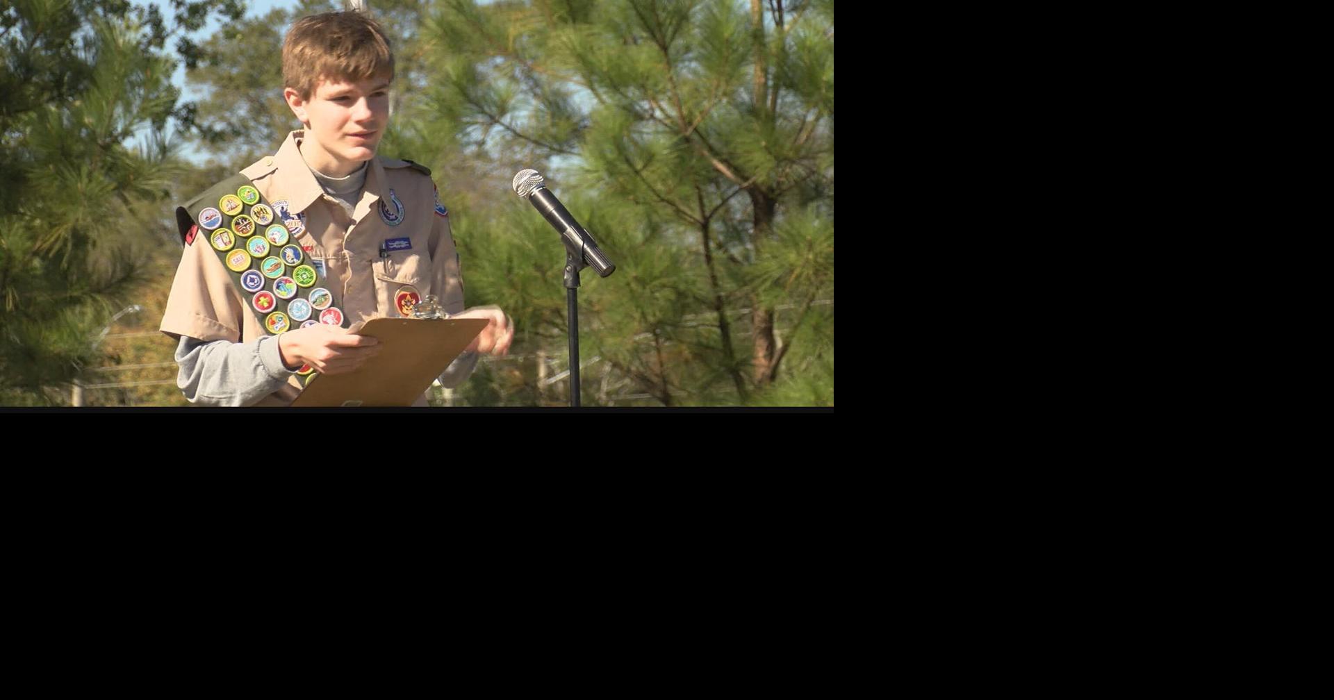 SPIRIT OF ALABAMA: LIFE SCOUT RETIRES FLAGS | Local News | wvua23.com