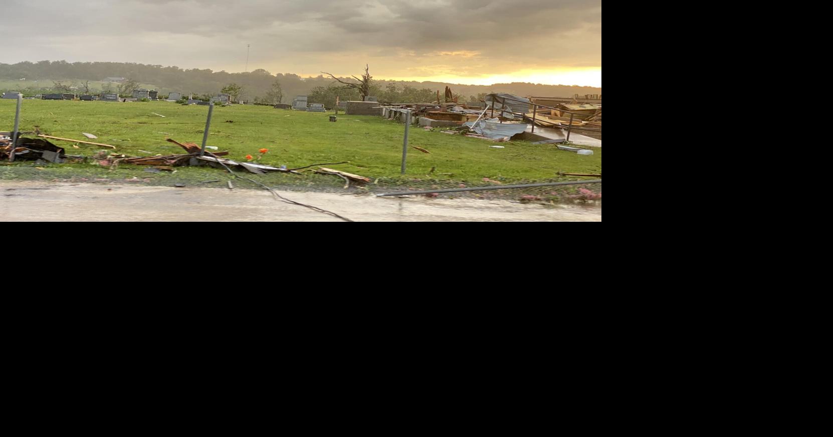 PHOTOS: Flooded roadways, hail and wind damage as strong storms move ...