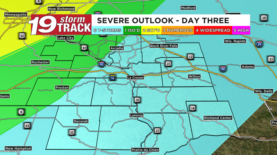 A couple of much drier days ahead after tonight's storms end | Top ...