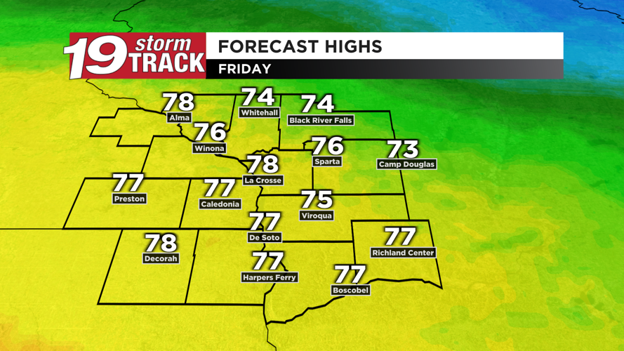 Wednesday looks decent; very warm and breezy Friday ahead of weekend ...