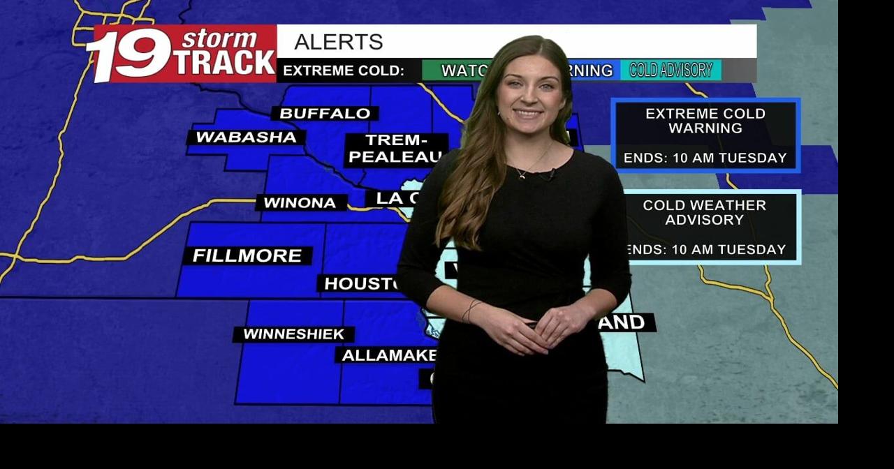 Frigid temperatures continue before a late week warm up. | Video | wxow.com