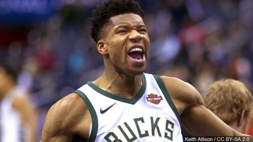 Giannis Antetokounmpo and Mariah Riddlesprigger announce they