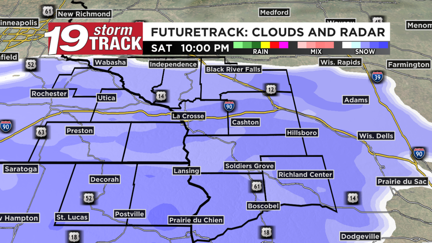 Snow chances Friday with possible freezing drizzle; Another round of ...