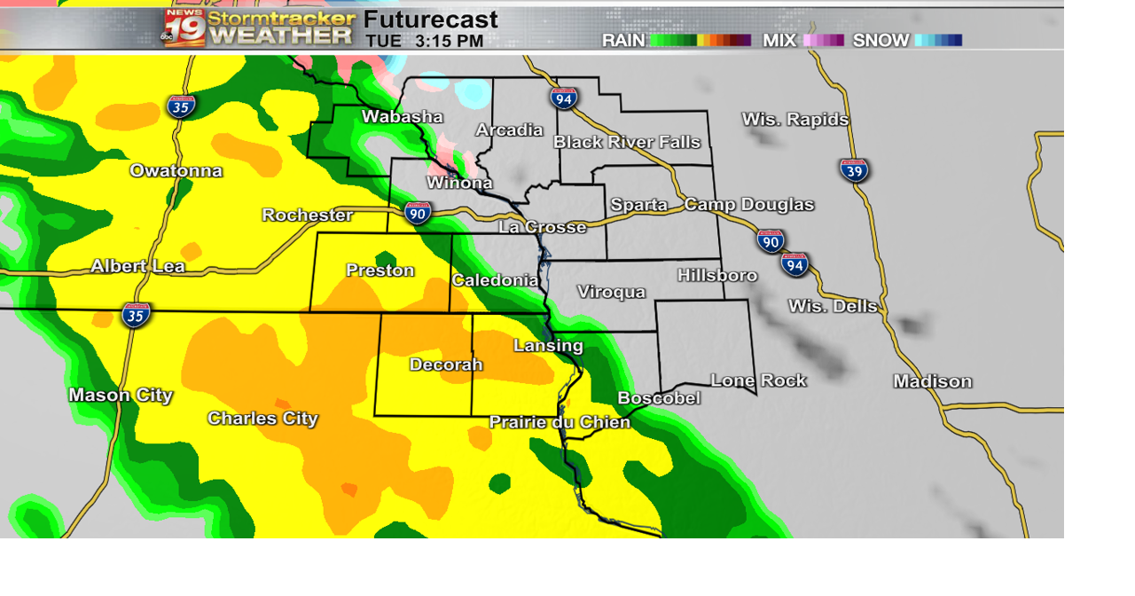Calm and cloudy ahead of a messy midweek winter storm | 19 Storm Track ...