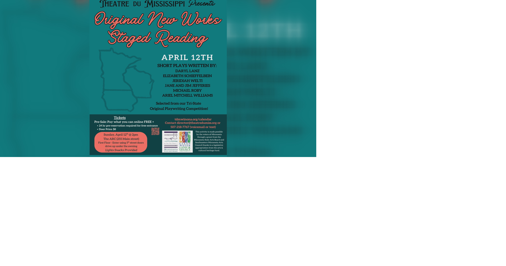 Theatre du Mississippi to showcase original works in staged reading event