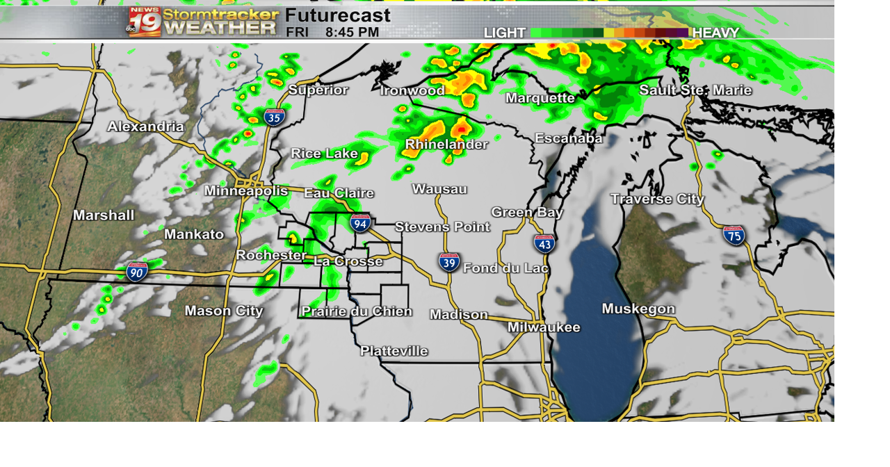 Showers and storms return to close out the week | 19 Storm Track ...