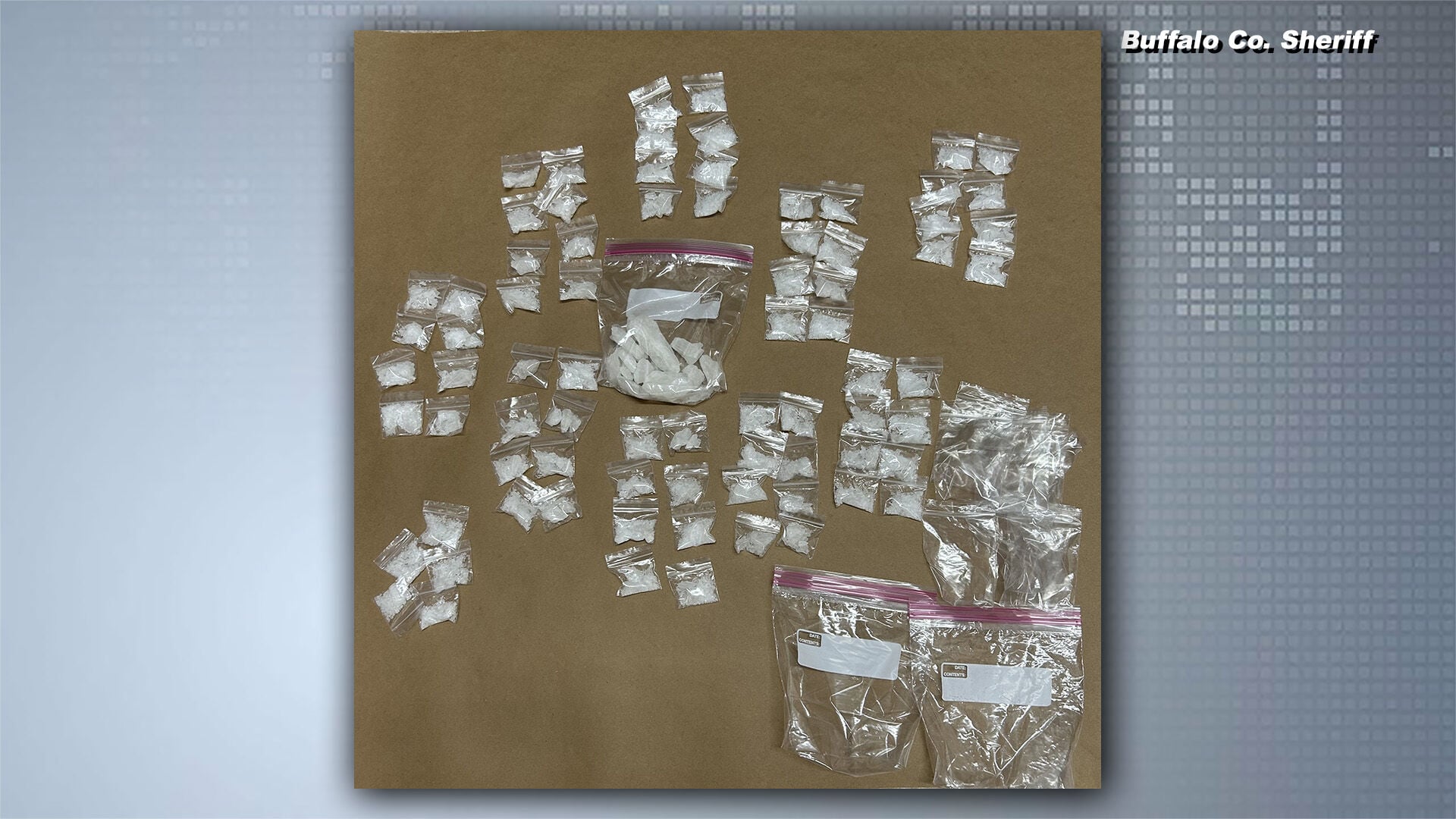 Buffalo County traffic stop leads to arrest, discovery of meth | Crime ...
