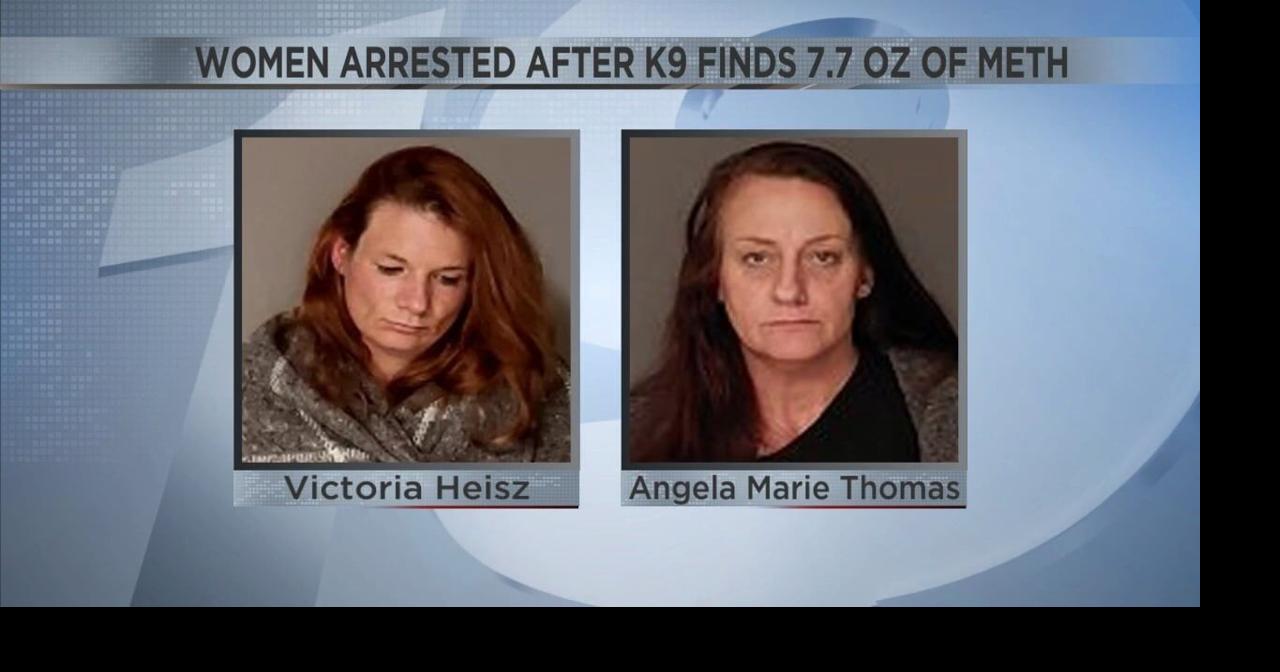 Two women arrested after K9 finds 7.7 oz. of meth during traffic stop ...