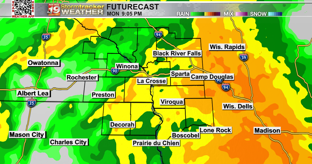 Waycross Weather Map From snow to rain as we kick off the week | 19 Storm Track Weather ...