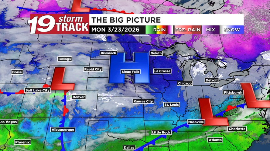 A sunny and seasonable Monday ahead | 19 Storm Track Weather | wxow.com