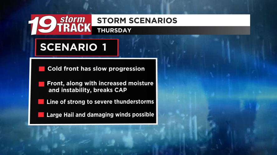 Another chance for isolated showers on Wednesday before stronger storms ...