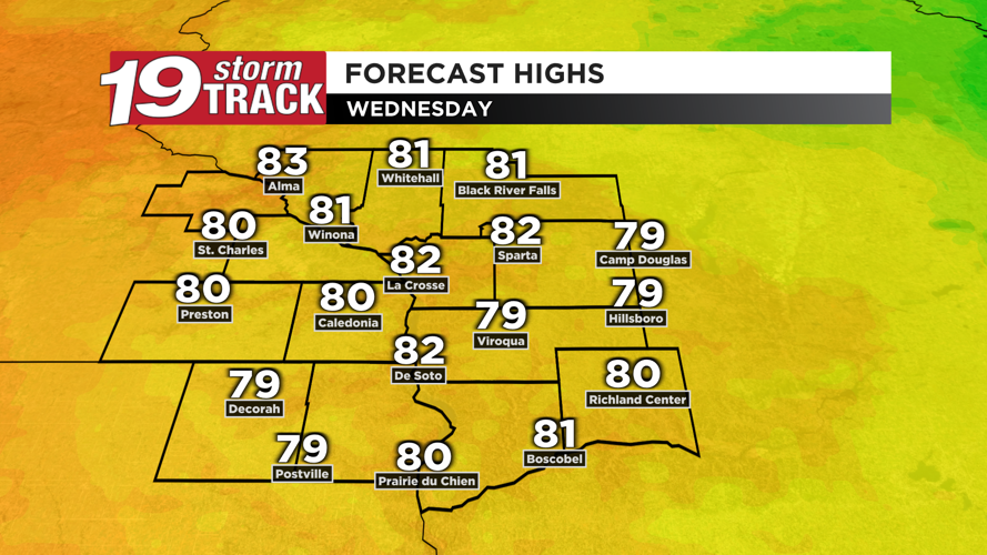 A warm and sunny Tuesday ahead | 19 Storm Track Weather | wxow.com