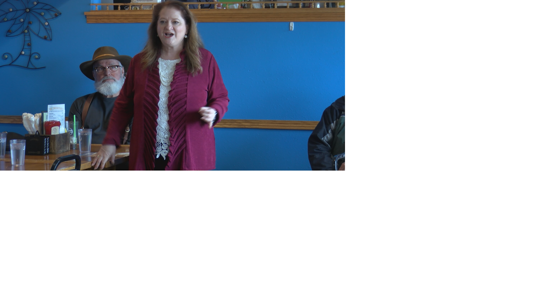 Wisconsin Supreme Court Candidate Maria Lazar visits French Island