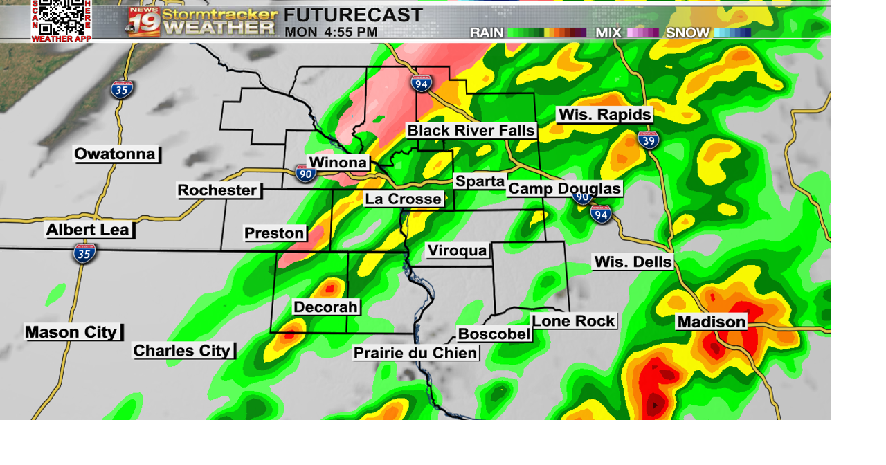 A few showers to start the new week | 19 Storm Track Weather | wxow.com