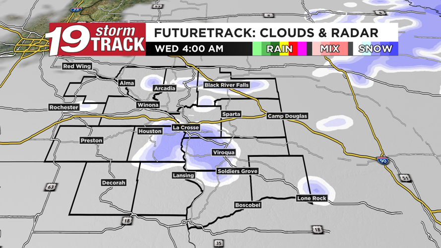 Tracking light snow chances late tonight and for the weekend along with ...