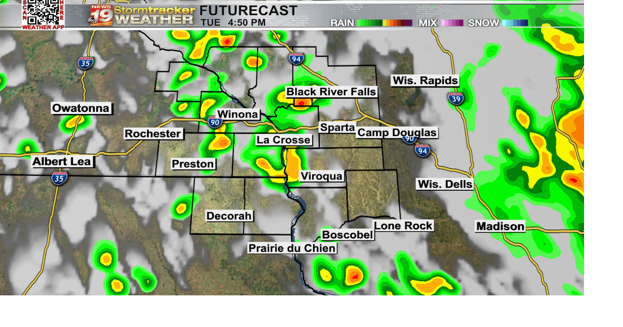 Some showers to start the new week | 19 Storm Track Weather | wxow.com
