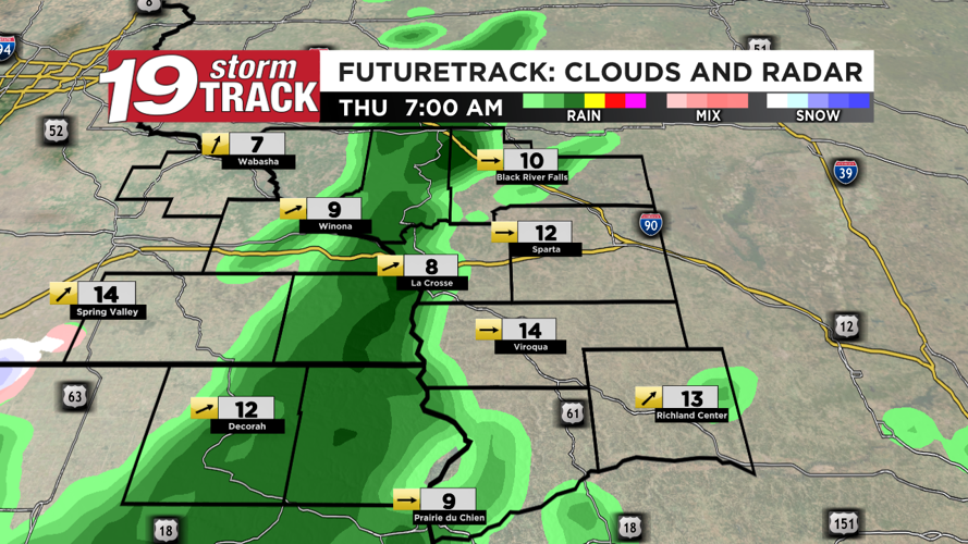Thursday morning rain with snow and possibly slippery stretches in the ...