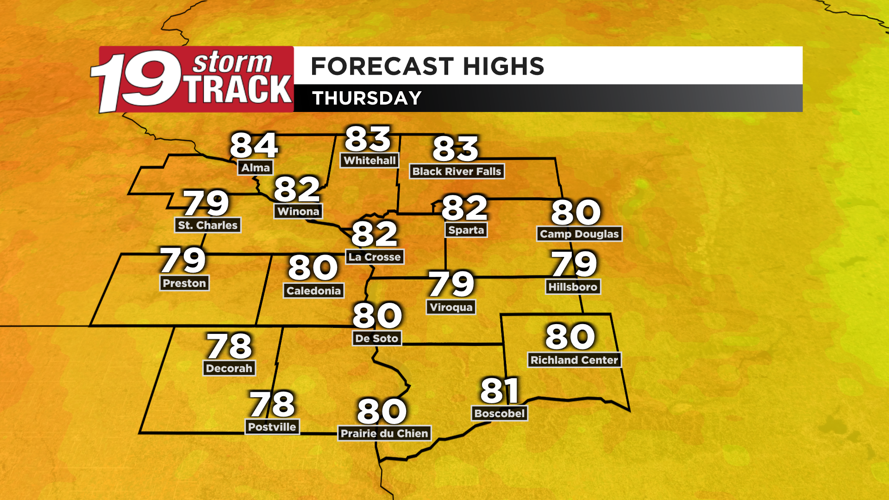 Pop-up showers and storms around the next two days before rain chances ...