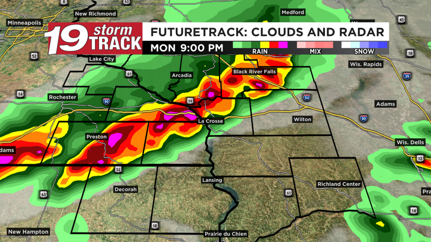 Tracking strong to severe thunderstorms tonight | Top Stories | wxow.com