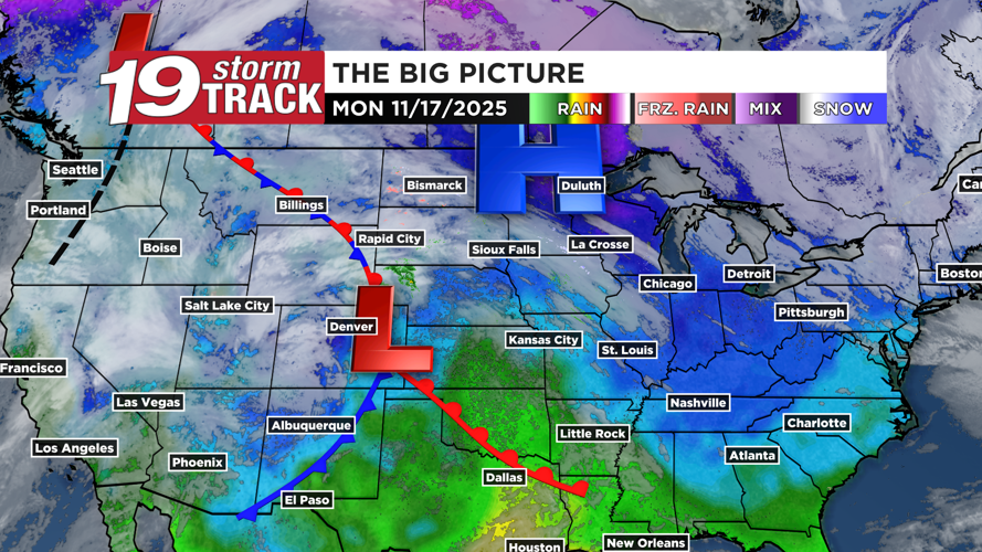 Dry today but tracking rain and snow chances for tonight into the first ...