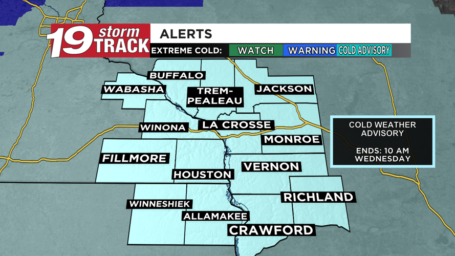 Cold trend continues through Thursday morning then we'll start to feel ...