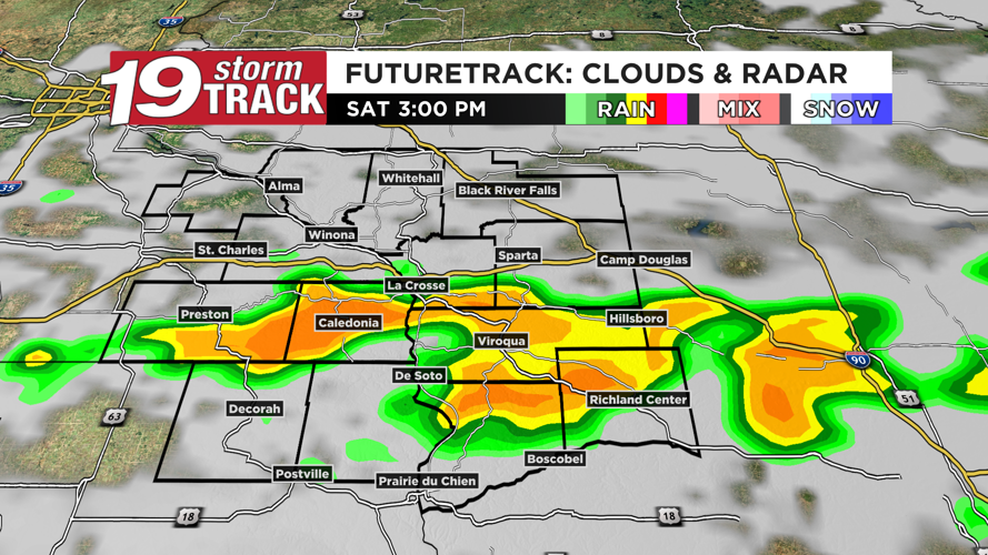 Tracking warm temperatures and a couple chances for showers and ...