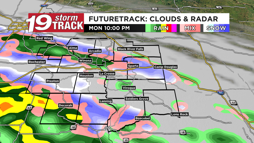 Dry today but tracking rain and snow chances for tonight into the first ...