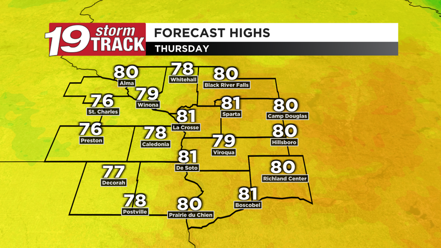 A warm and sunny Tuesday ahead | 19 Storm Track Weather | wxow.com