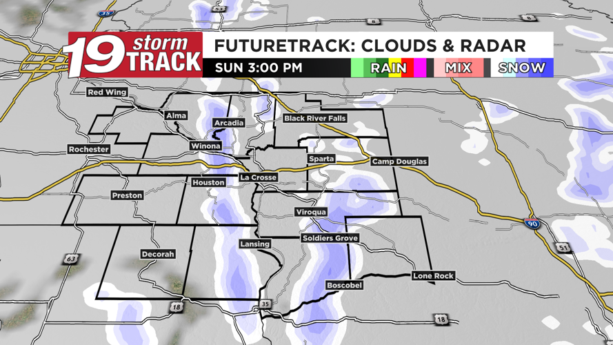Scattered snow showers around today and again Sunday; breezy all ...