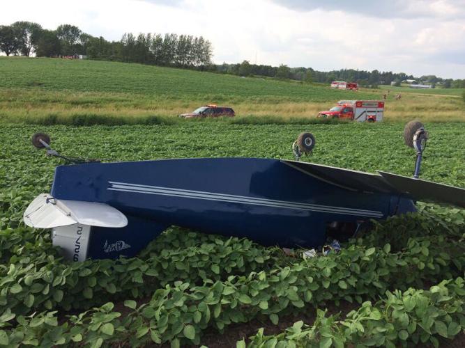 Plane traveling to EAA crashes in farm field News