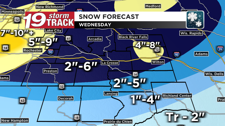 Whiteout conditions possible for some areas Wednesday due to heavy snow ...