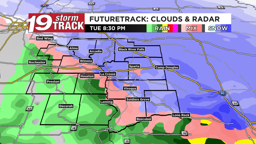 Tracking a strong clipper set to bring a mixture of rain, snow and ...