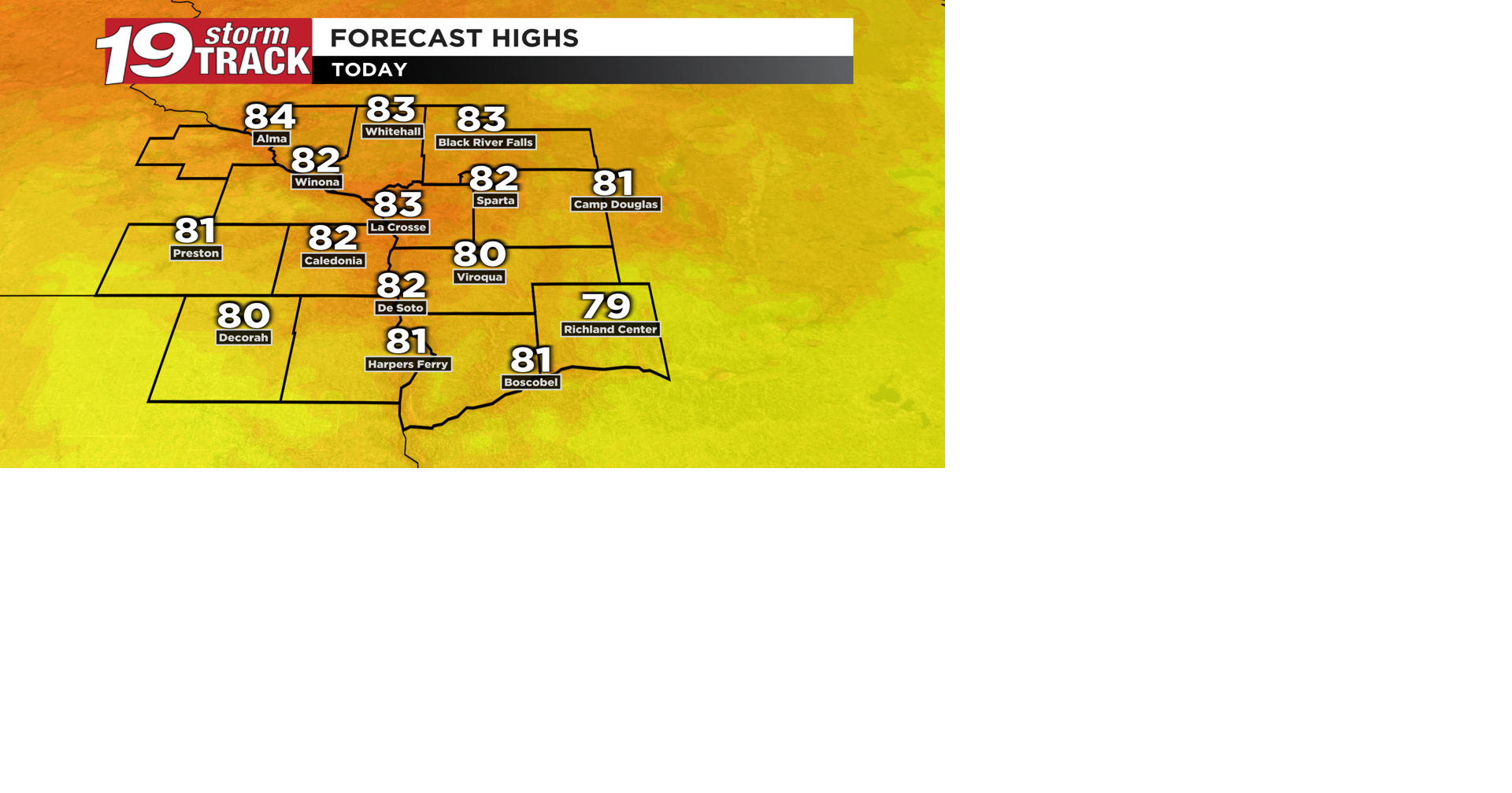 Summer-like temperatures in the forecast for our Tuesday | 19 Storm ...