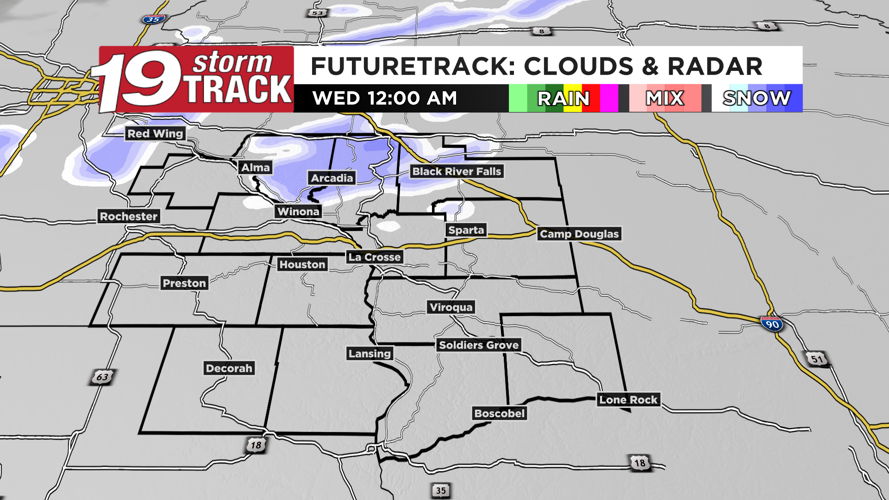 Tracking light snow chances late tonight and for the weekend along with ...