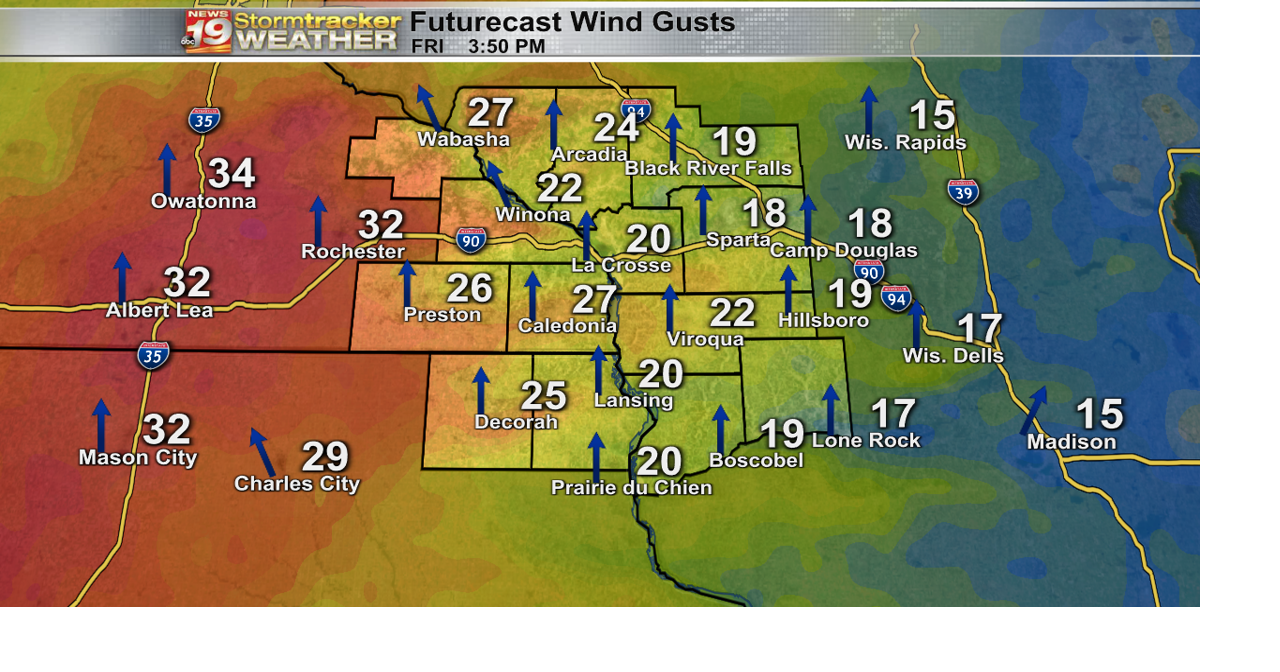A break in the wind is set to arrive this weekend with near seasonal ...