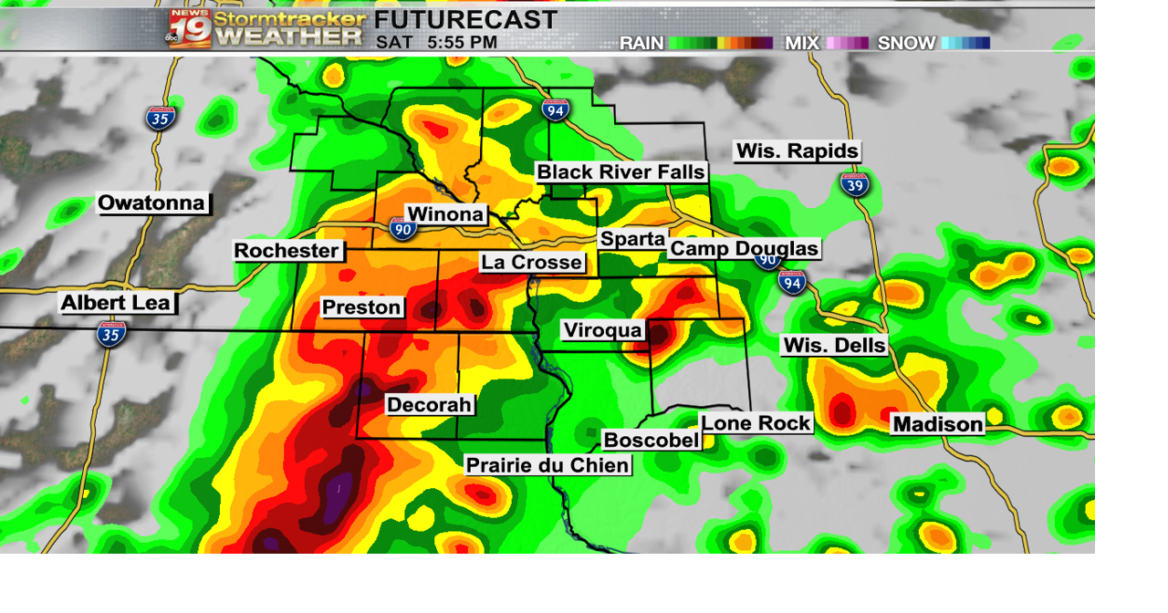 Severe weather potential and excessive rain heading into the weekend ...