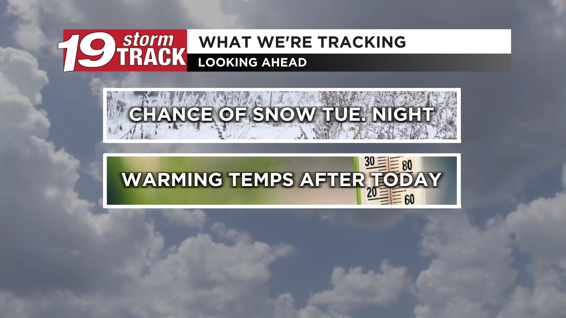 Another round of snow showers to return Tuesday night before we see ...