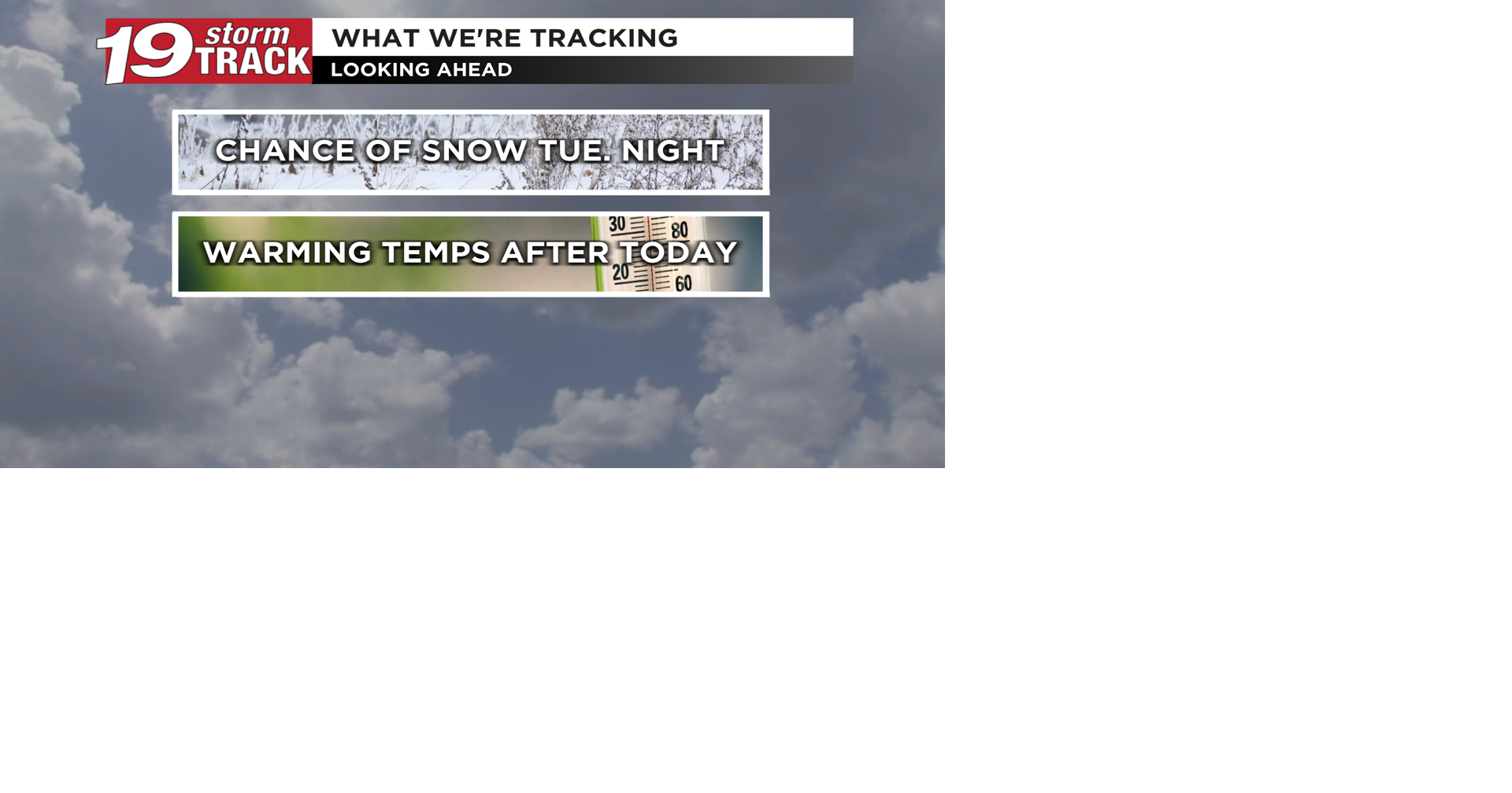Another round of snow showers to return Tuesday night before we see ...