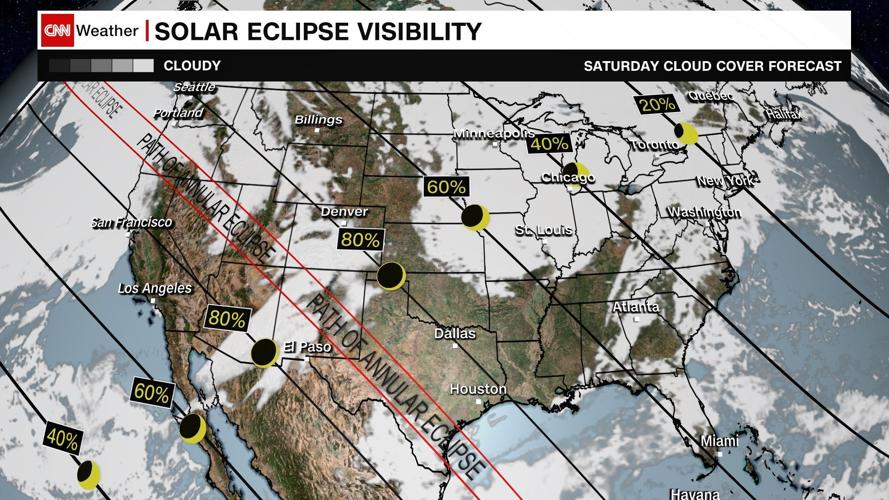 Cloud cover won't detract from annular eclipse viewing across Utah