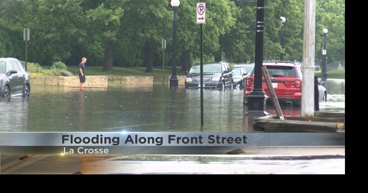 Heavy rainfall causes street flooding in La Crosse | Video | wxow.com