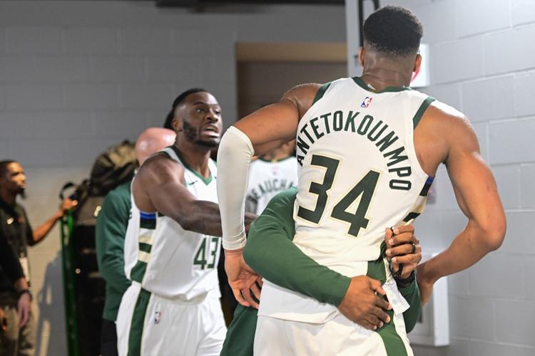 Giannis Antetokounmpo drops career-high 64 points as post-game scuffle mars Milwaukee  Bucks victory over the Indiana Pacers