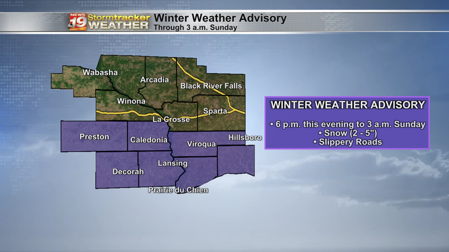 Clipper system to drop snow on the Coulee Region tonight | 19 Storm ...