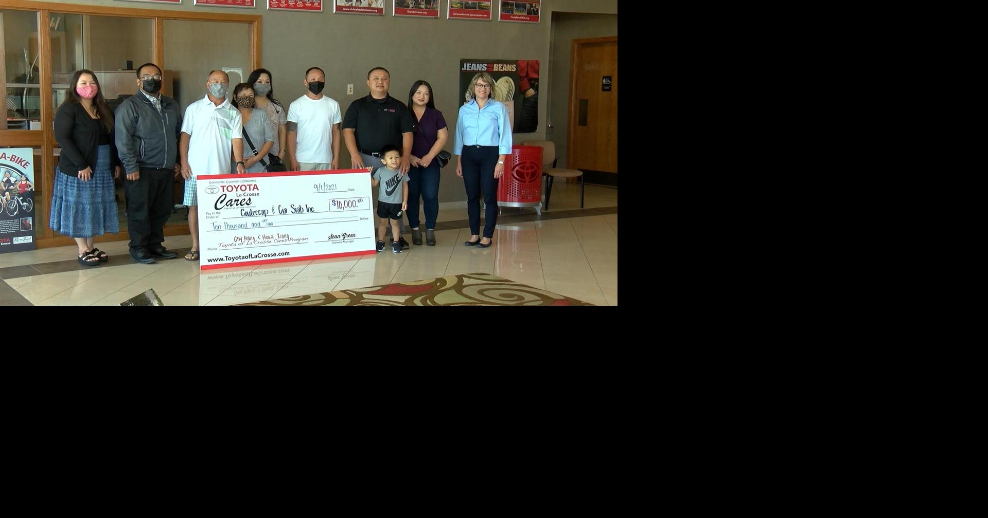 Toyota of La Crosse donates $10,000 to help Onalaska families rebuild ...