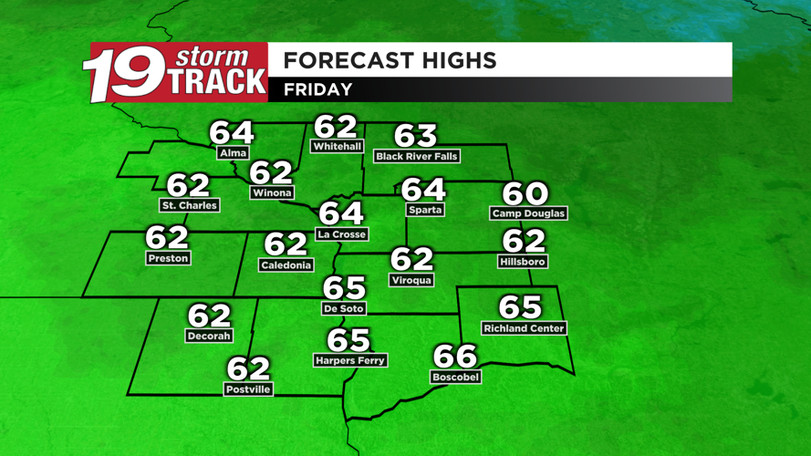 A sunny and seasonably warm but breezy Wednesday ahead | 19 Storm Track ...